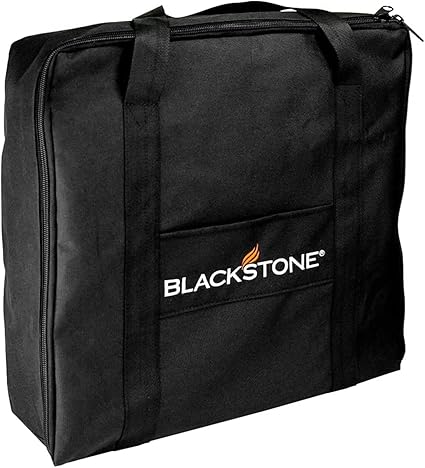 Blackstone 17" Griddle Cover and Carry Bag Water Resistant 600D Polyester Heavy Duty Flat top 17" Gas Grill Cover Accessory Exclusively Fits Blackstone Cooking Station Without Hood